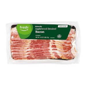 Fresh Brand – Thick Sliced Applewood Smoked Bacon, 16 oz